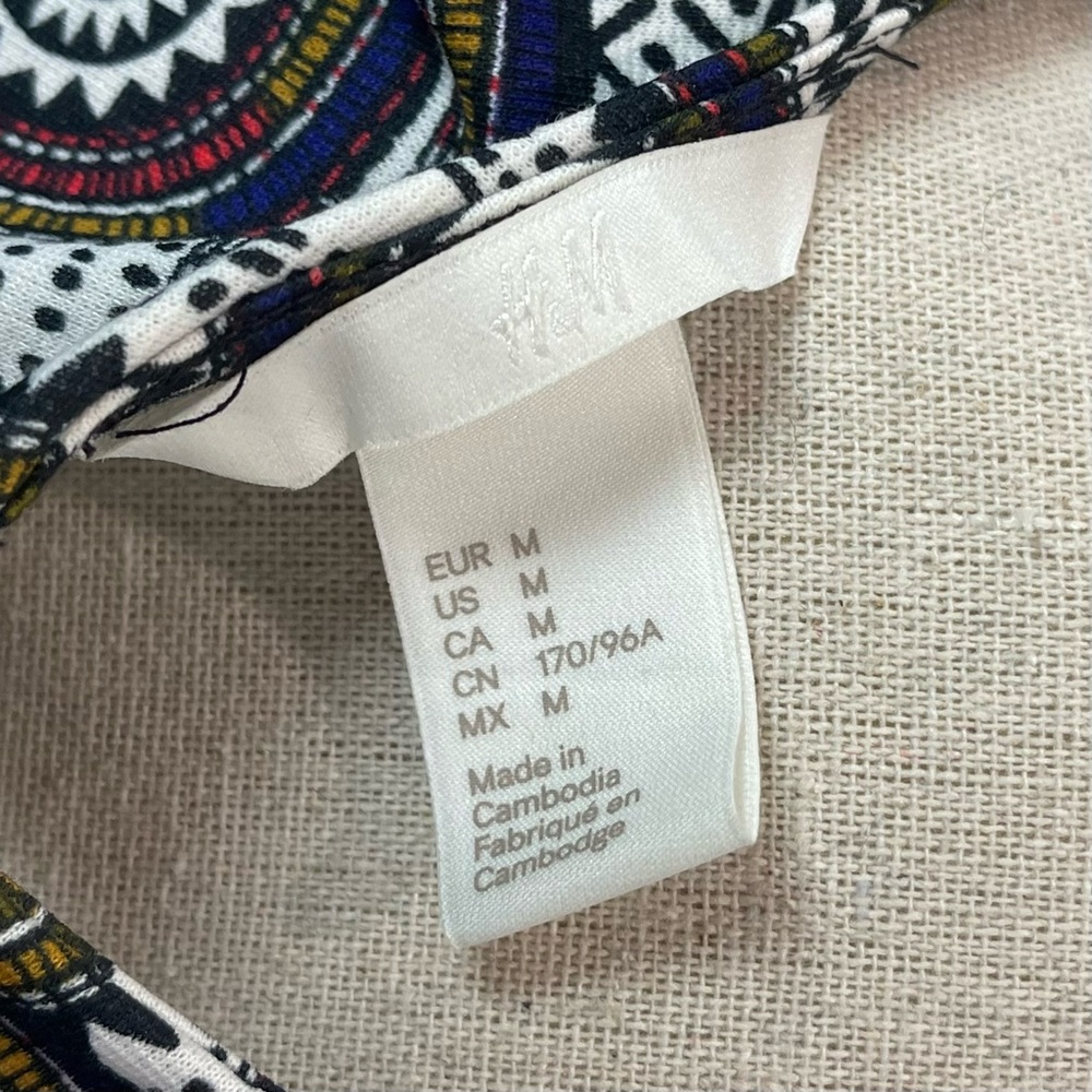 H&M Multi-colored Pencil Dress Size Medium - Picture 5 of 5